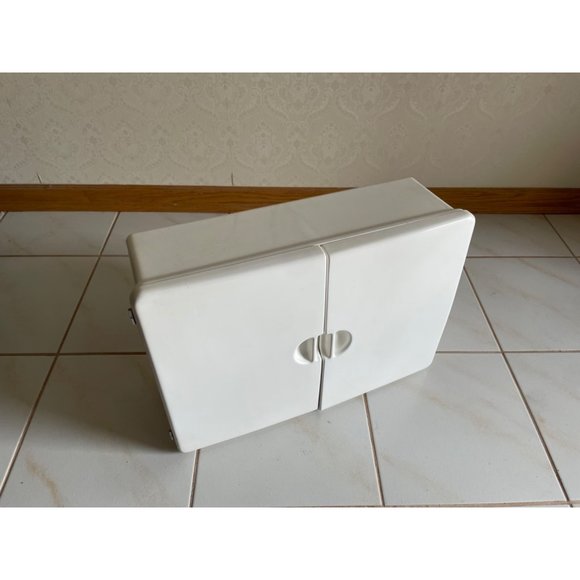 1960s White Italian Design Midcentury Bathroom MEDICINE CABINETS Spluga by CM To - Picture 1 of 4